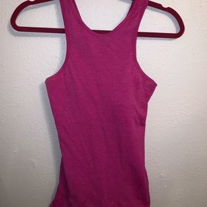 magenta Lululemon tank top